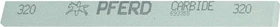 Pferd vierkant Schleifstein 25x13x150mm K320, 6 Stück