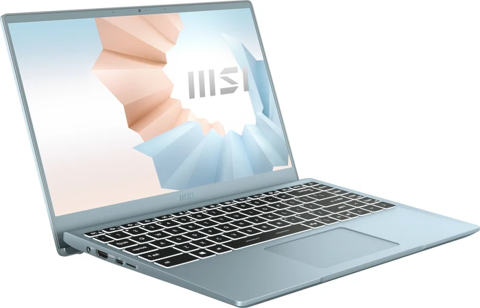 MSI Modern 14 B11SB-085, Blue Stone, Core i7-1165G7, 16GB RAM, 512GB SSD, GeForce MX450, DE