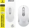 Baseus F02 Ergonomic Dual-Mode Wireless Mouse, weiß/grau, USB/Bluetooth Vorschaubild