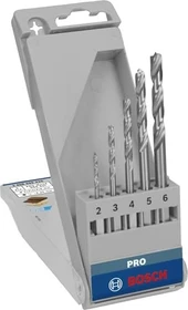 Bosch Professional PRO Wood HSS Spiralbohrer-Sortiment inkl. Werkzeugbox, 5-tlg.