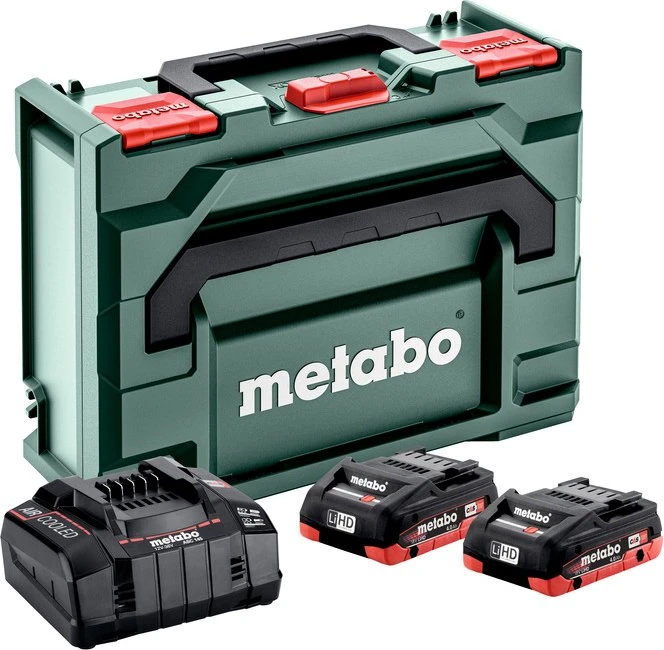 Metabo Starterset 18V, 4.0Ah, Li-Ionen/LiHD, 2 Akkus [8.0Ah] [144Wh]