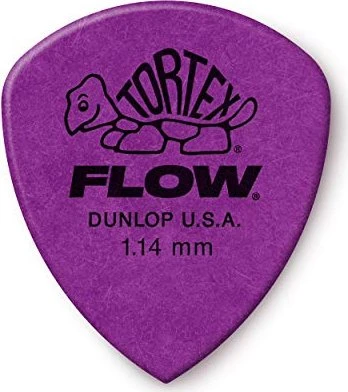 Dunlop Tortex Flow Pick, 1.14mm, 72-Pack