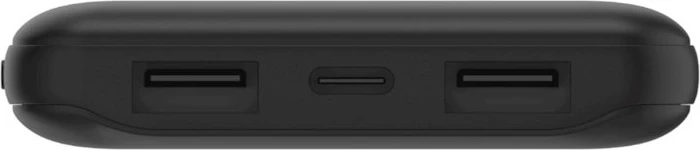 Belkin BoostCharge 3-Port Power Bank 10K + USB-A/USB-C Cable schwarz