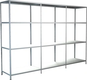 Schulte Lagertechnik PowerMAX Schwerlastregal 360x180x35cm weiß
