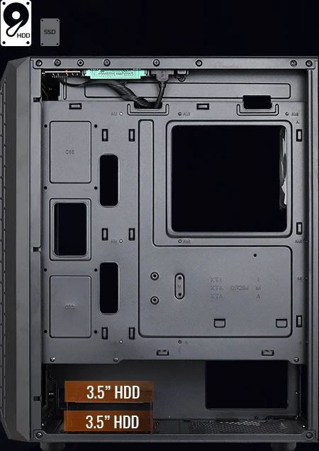 AeroCool Beam, Glasfenster