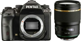 Pentax K-1 II schwarz mit Objektiv HD DFA* 50mm 1.4 SDM AW