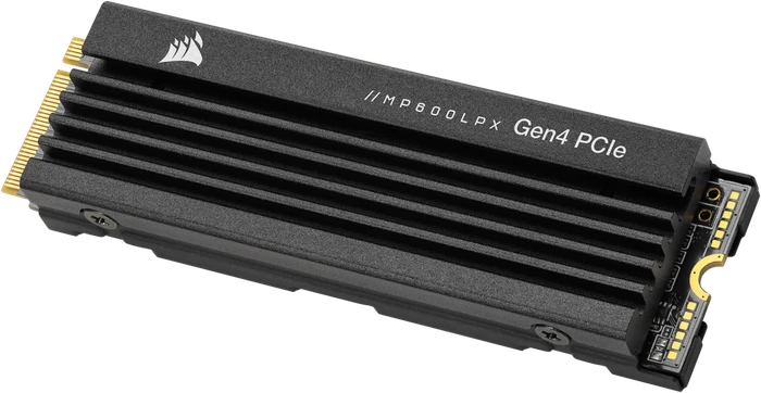 Corsair Force Series MP600 Pro LPX Black 2TB, M.2 2280 / M-Key / PCIe 4.0 x4, Kühlkörper