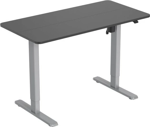 Equip ERGO elektrisch höhenverstellbarer Sitz-Steh-Schreibtisch 120x60cm grau/grau