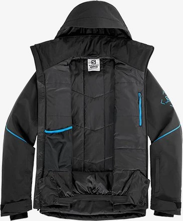 Salomon Edge Skijacke black/indigo bunting (Herren)