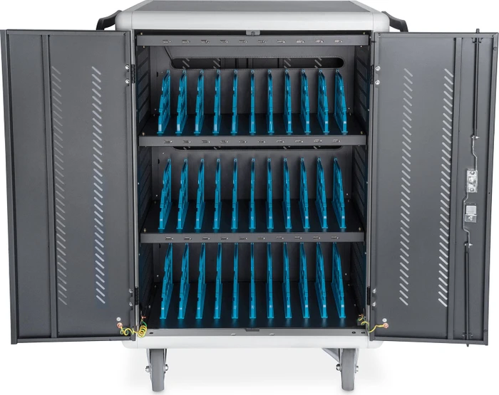 Digitus Mobiler Ladeschrank, für Tablets, 30 Geräte bis 15.6", versperrbar