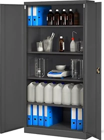 Jan Nowak C001H Flügeltürenschrank, anthrazit, Aktenschrank