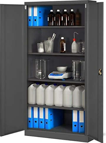 Jan Nowak C001H Flügeltürenschrank, anthrazit, Aktenschrank