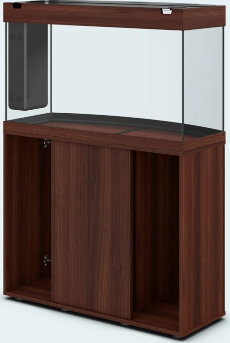 Juwel Vision 180 LED Aquarium-Set mit Unterschrank, dunkles Holz/dunkles Holz, 180l