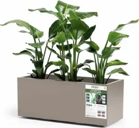 euro3plast Greener Kebe Pflanzkasten 100x40cm taupe