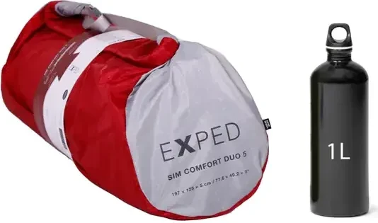 Exped SIM Comfort 5 Duo Isomatte ruby red