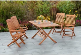 Merxx Comodoro Gartenmöbel-Set eukalyptus, 5-tlg.