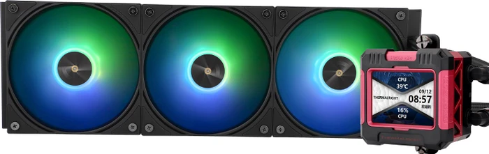 Thermalright Frozen Warframe 360 SE ARGB Black V2, schwarz