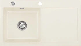 systemceram Mera 90 F Einbau Becken links mit Ablauffernbedienung jasmin
