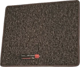 Pro Car Heizteppich mit Antirutschbelag 12V 40x100cm, braun