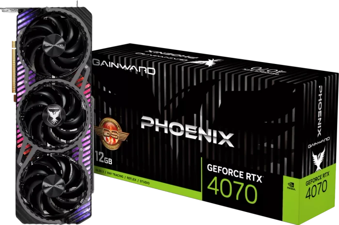 Gainward GeForce RTX 4070 Phoenix GS, 12GB GDDR6X, HDMI, 3x DP