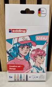 edding 5300 Acrylmarker fein creative 5 Farben, 5er-Pack