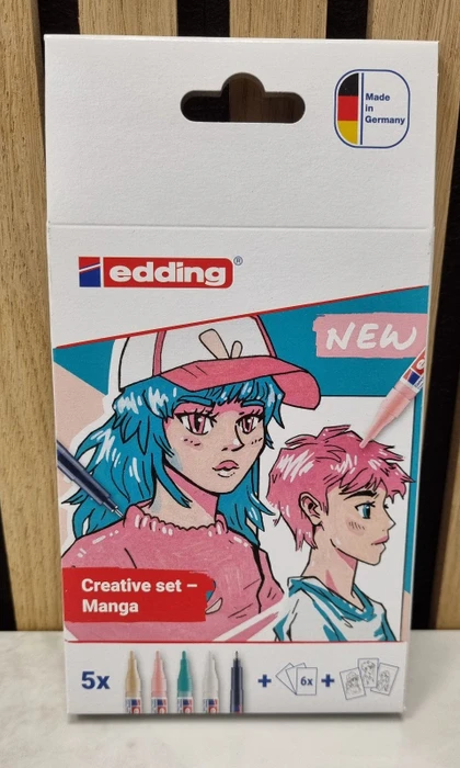 edding 5300 Acrylmarker fein creative 5 Farben, 5er-Pack