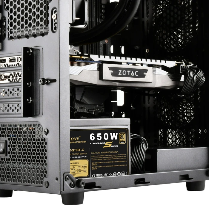 SilverStone Precision PS15, schwarz, Glasfenster