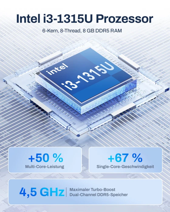 TerraMaster F6-425 Pro, Intel Core i3-1315U, 8GB RAM, 2x RJ-45 10GBase-T, 2x USB4