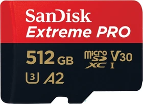 SanDisk Extreme PRO R170/W90 512GB Kit, UHS-I U3, A2, Class 10