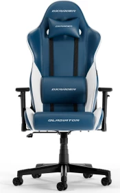DXRacer Gladiator L Series Gamingstuhl, blau/weiß