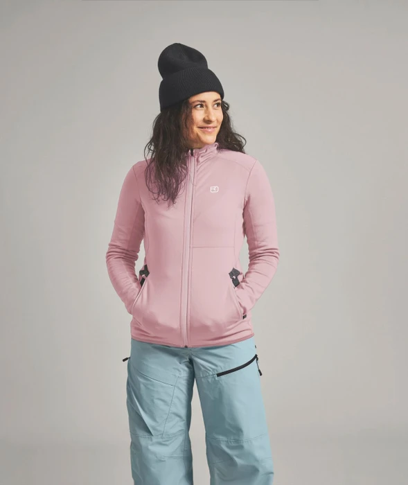 Ortovox Fleece Hoody Funktionsjacke dawn rose (Damen)