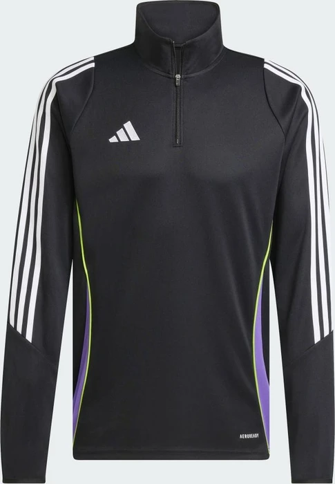 adidas Tiro 24 Funktionsshirt langarm black/purple rush (Herren)