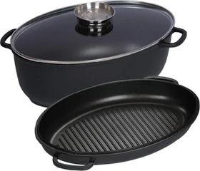 Riess Kelomat Magnum Bräter Induktion 38x24cm 8l