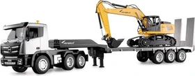 Amewi 2-in-1 Tieflader/Bagger-Set G836E/G041E RTR 1:24
