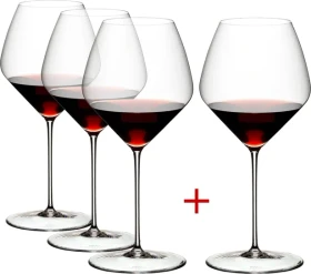 Riedel Veloce Pinot Noir/Nebbiologlas, 4 Stück