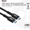 Club 3D USB-C 2.0 Kabel, 480Mb/s, 240W PD EPR, USB-C 2.0 Stecker auf USB-C 2.0 Stecker, 2m Vorschaubild