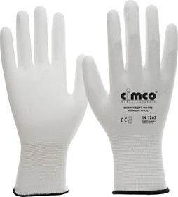 Cimco 14 1281 Skinny Soft White Arbeitshandschuhe 8/M