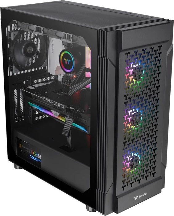 Thermaltake Tarvos, schwarz, Core i5-12600, 16GB RAM, 1TB SSD, GeForce RTX 3080