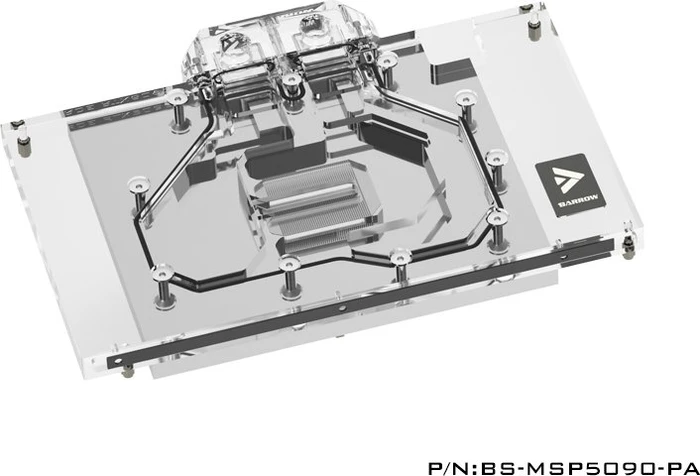 Barrow NVIDIA RTX 5090 LRC 2.0 Full Coverage GPU Water Block, MSI Suprim 5090, BS-MSP5090-PA, schwarz