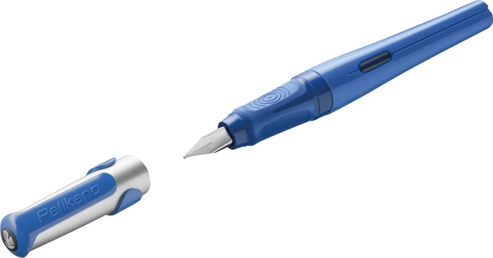 Pelikan Pelikano blau, rechte Hand, mittel, Blister