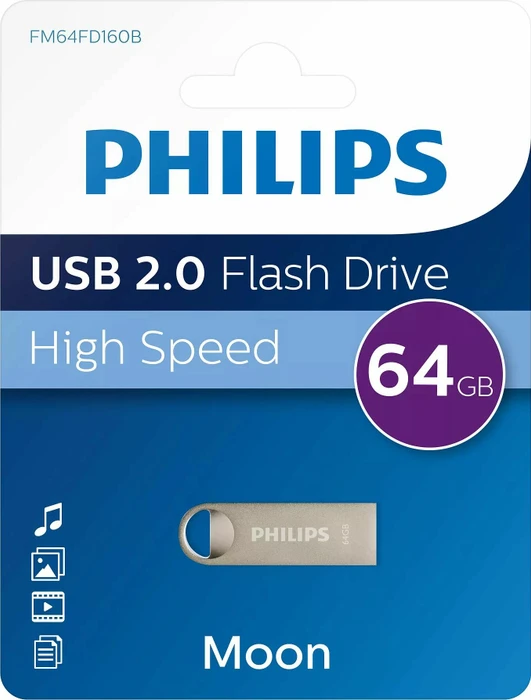 Philips Flash Drive Moon Edition 2.0 64GB, USB-A, USB 2.0