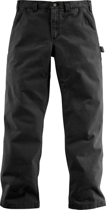 Carhartt Relaxed Straight Twill Dungaree Hose schwarz (Herren) (B324-BLK-S400)