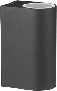 V-Tac VT-7652 GU10 Wandleuchte 2-flammig schwarz