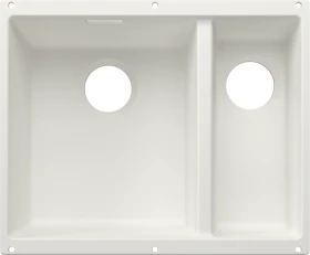 Blanco Subline 340/160-U Unterbau Becken links weiß