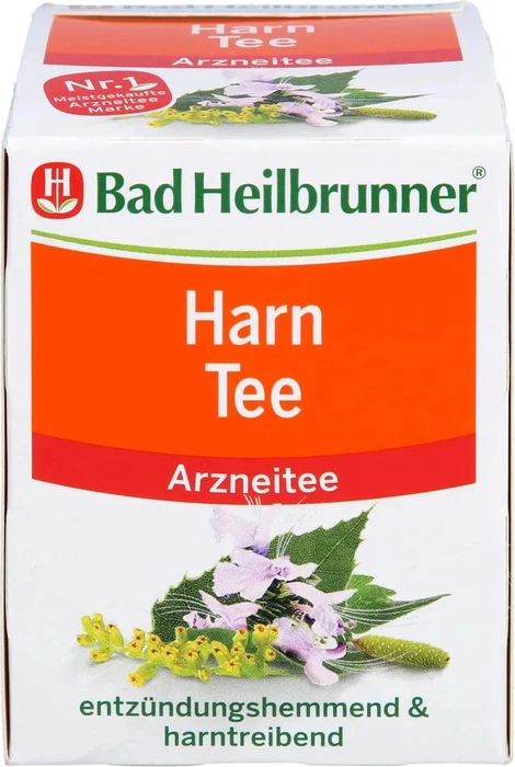 Bad Heilbrunner Harn Tee Beutel, 8 Stück