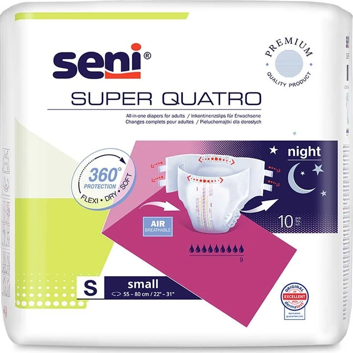 Seni Super SENI Quatro Schutzhose Größe S, 10 Stück