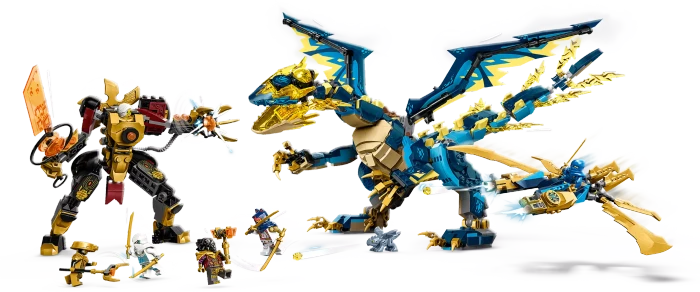 LEGO Ninjago - Kaiserliches Mech-Duell gegen den Elementardrachen