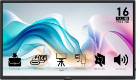 MSI PRO MP165DE E6, 15.6"