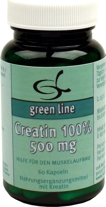 11A Nutritheke the green line Creatin 100% 500mg Kapseln, 60 Stück