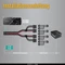 EZDIY-FAB 12VHPWR Kabel, 4x 8-Pin PCIe Buchse auf 16-Pin PCIe 5.0 12VHPWR Stecker, Adapterkabel, 16AWG, schwarz/rot, 50cm Vorschaubild